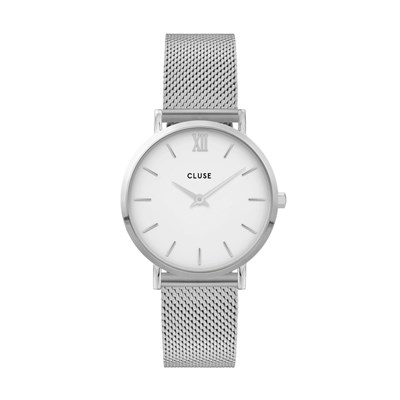 Foto de Reloj CLUSE Minuit Mesh White 33mm