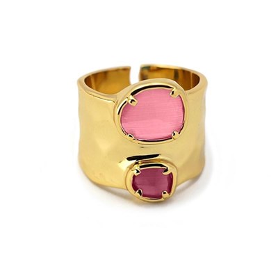 Foto de Anillo ANARTXY Bisutería Piedra rosa