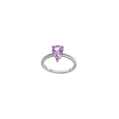 Foto de Anillo SALVATORE Plata Purple Rubi