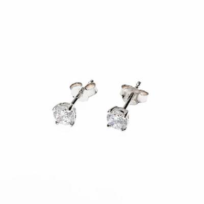 Foto de Pendientes SALVATORE Plata Light Silver Square