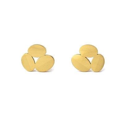 Foto de Pendientes ANARTXY Bisutería Oval Gold