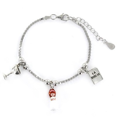 Foto de Pulsera MONTANA Plata Comunión con Detalles