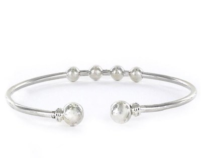 Foto de Pulsera MONTANA Plata Brazalete con 4 Bolas